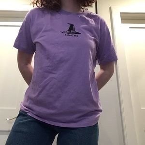 salem purple shirt